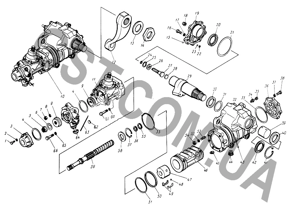 КамАЗ-5320: Замена гидроусилителя руля на ГУР КамАЗ-4310